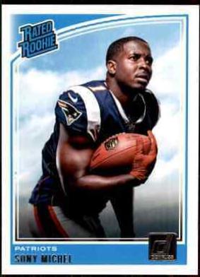Sony Michel #310 Football Cards 2018 Donruss
