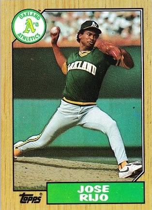 Jose Rijo #34 Baseball Cards 1987 Topps