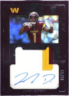 Jahan Dotson #126 2022 Panini One Football