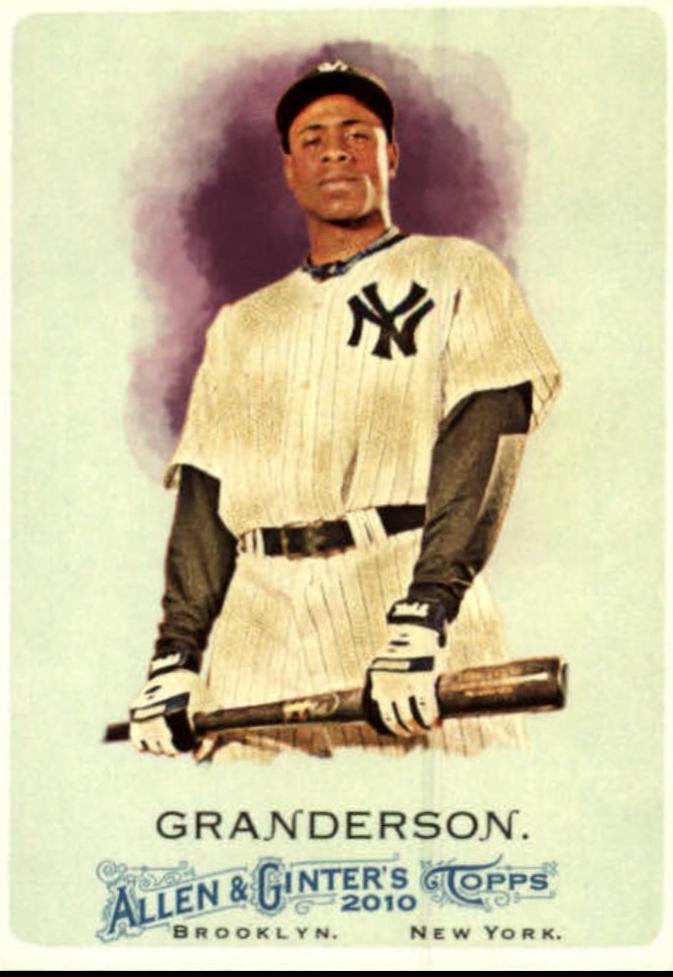 Curtis Granderson #279 2010 Topps Allen & Ginter Baseball