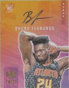 Bruno Fernando #FP-BFR Basketball Cards 2019 Panini Court Kings Fresh Paint Autographs