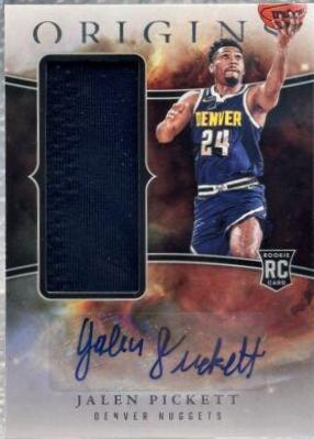 Jalen Pickett #RA-JPD 2023 Panini Origins Rookie Autograph Basketball