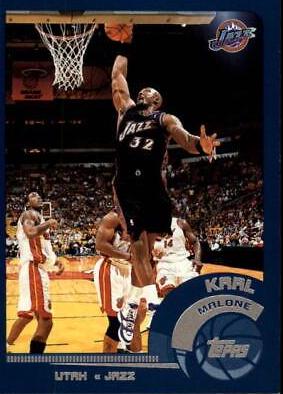 Karl Malone #32 Basketball Cards 2002 Topps
