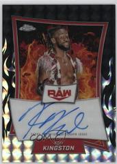 赤い怪物　ケイン　直筆サイン色紙（WWEスーパースター　外国人プロレスラー） Kofi Kingston [Black Geometric Refractor] #RBA-KOF Prices | 2025