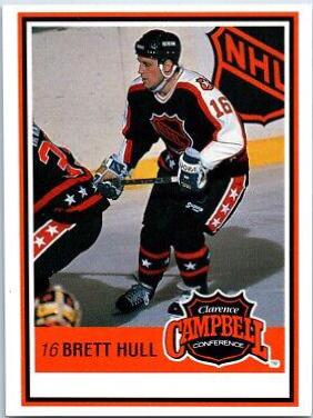 Brett Hull #67 Hockey Cards 1990 Kraft