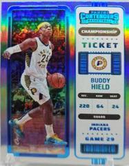 Buddy Hield #82 Basketball Cards 2022 Panini Contenders Prices