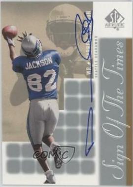 Darrell Jackson #DJ Football Cards 2000 SP Authentic Sign of the Times