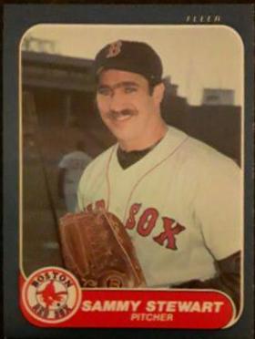 Sammy Stewart #U-107 Baseball Cards 1986 Fleer Update