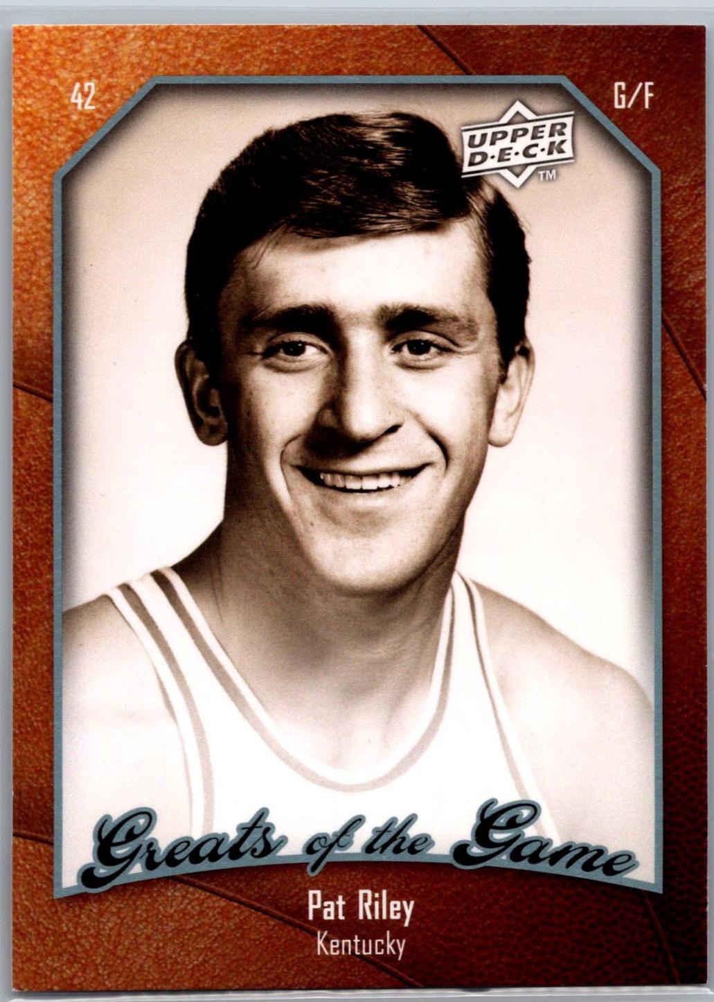 Pat Riley #22 2009 Upper Deck Greats Of The Game Basketball