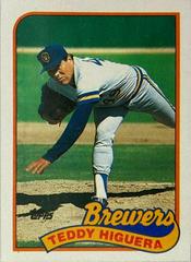 Teddy Higuera #595 Baseball Cards 1989 Topps Prices