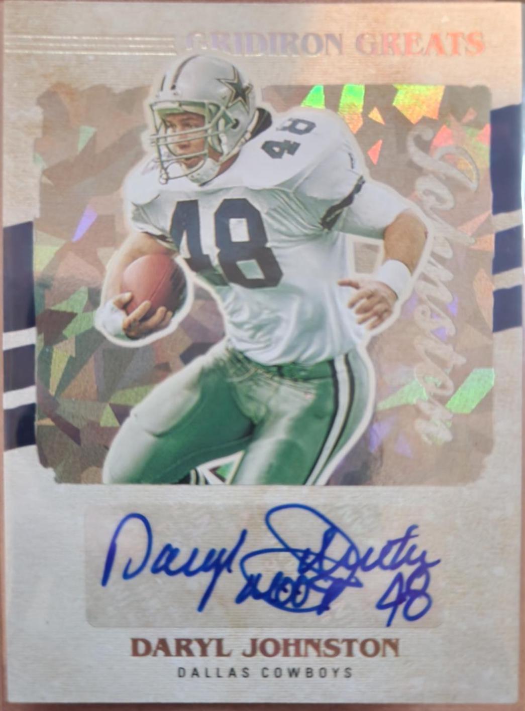 Daryl Johnston #GG12 Football Cards 2021 Panini Donruss Gridiron Greats