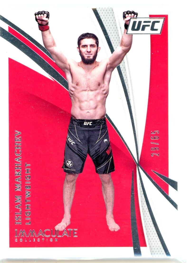 Islam Makhachev #25 Ufc Cards 2021 Panini Immaculate UFC
