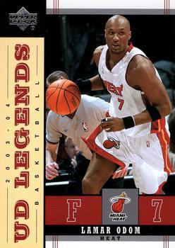 Lamar Odom #42 Basketball Cards 2003 Upper Deck Legends
