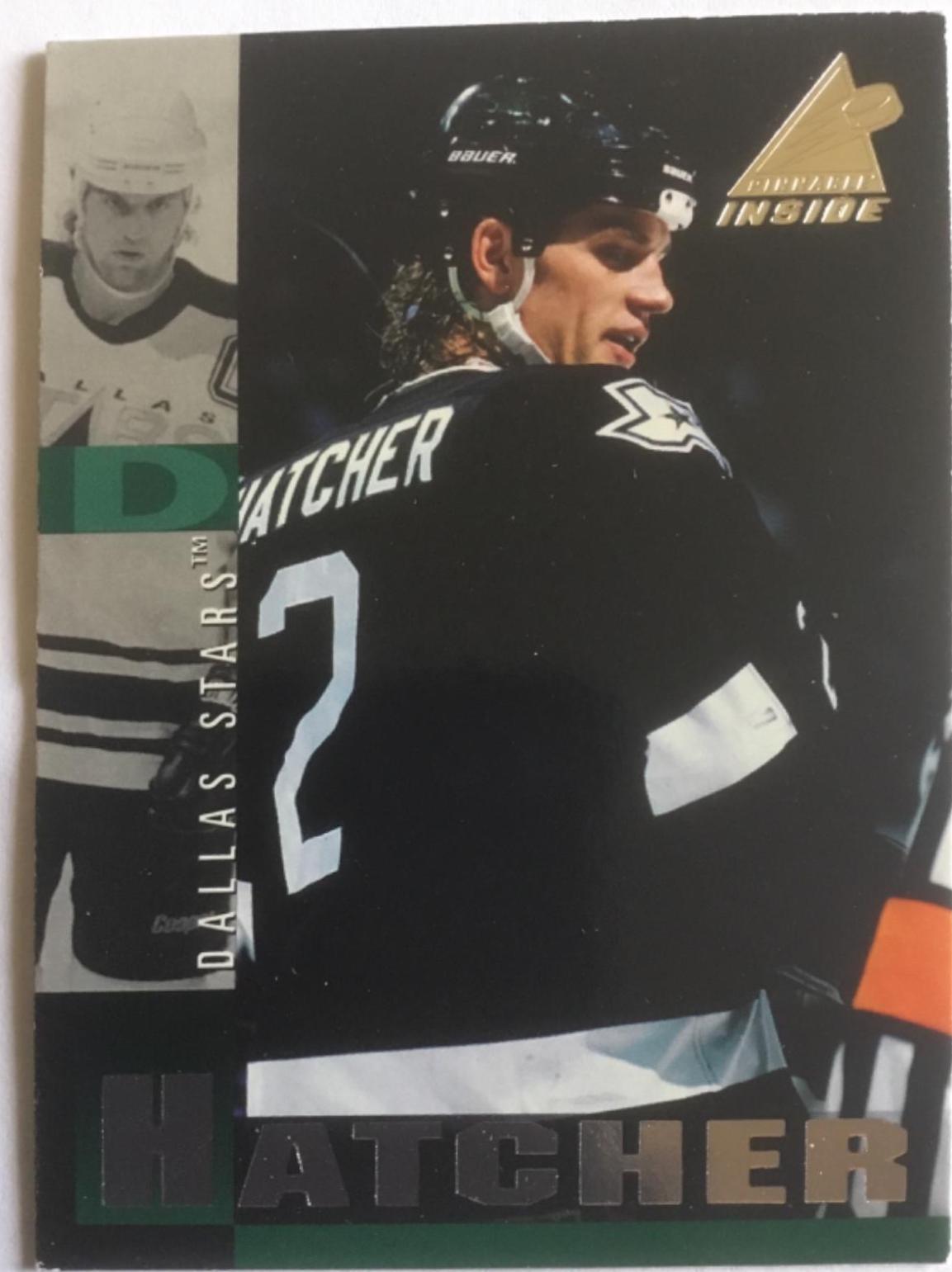 Derian Hatcher #138 Hockey Cards 1997 Pinnacle Inside