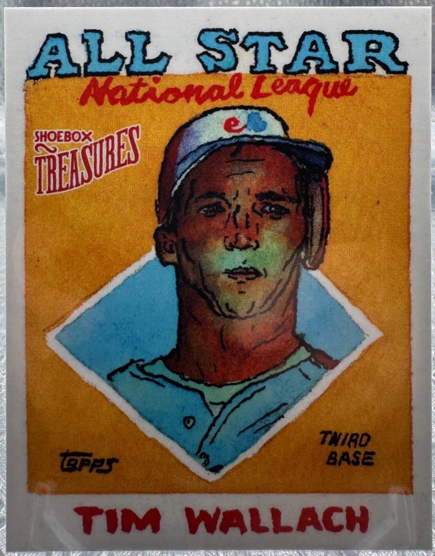 Tim Wallach [Shoebox Treasures Stamp] #15
