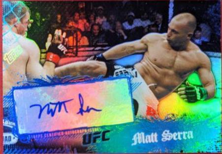 Matt Serra #FA-MSE Ufc Cards 2010 Topps UFC Autographs