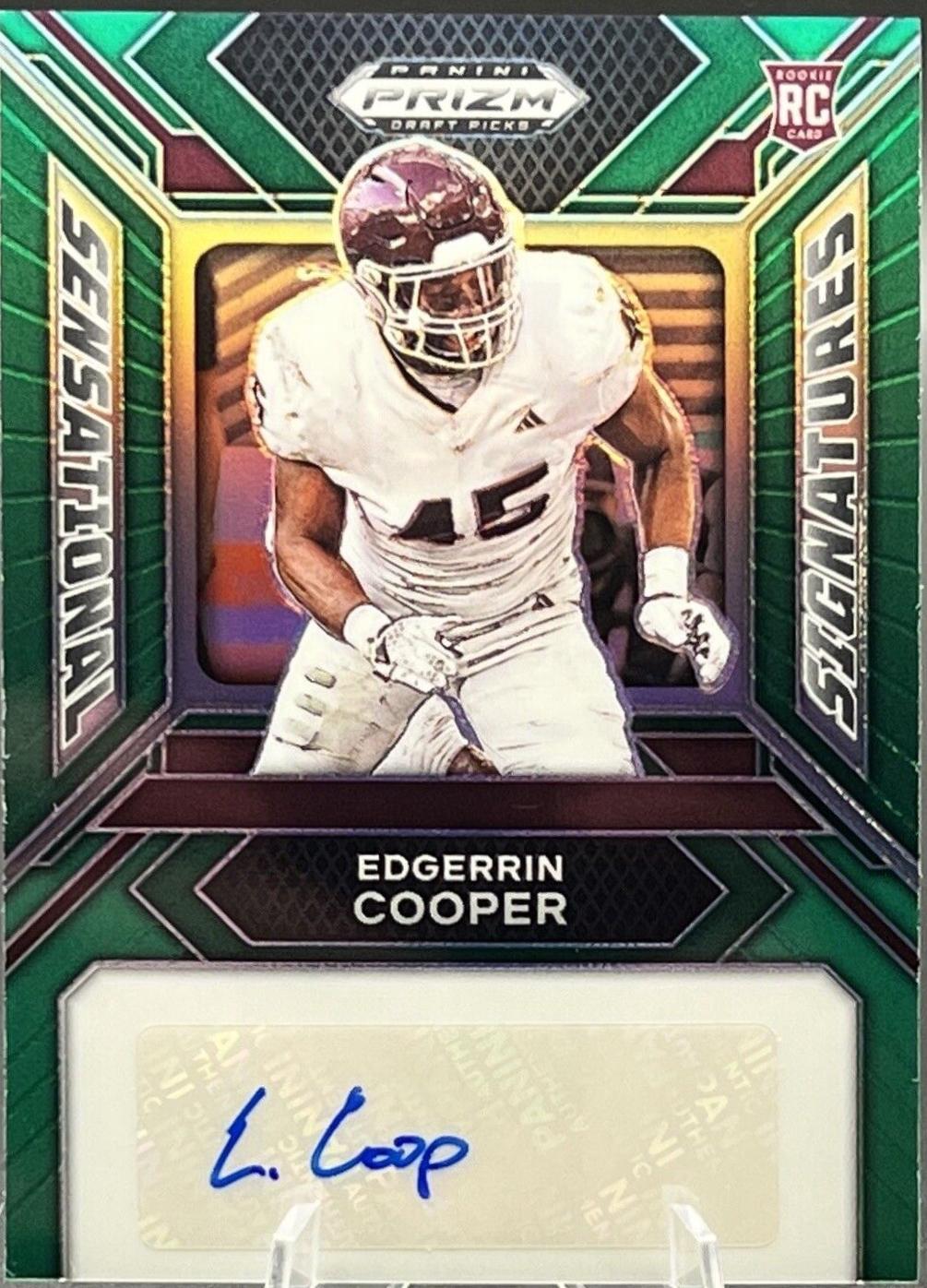 Edgerrin Cooper [Green] #SS-ECR Prices | 2024 Panini Prizm Draft Picks ...