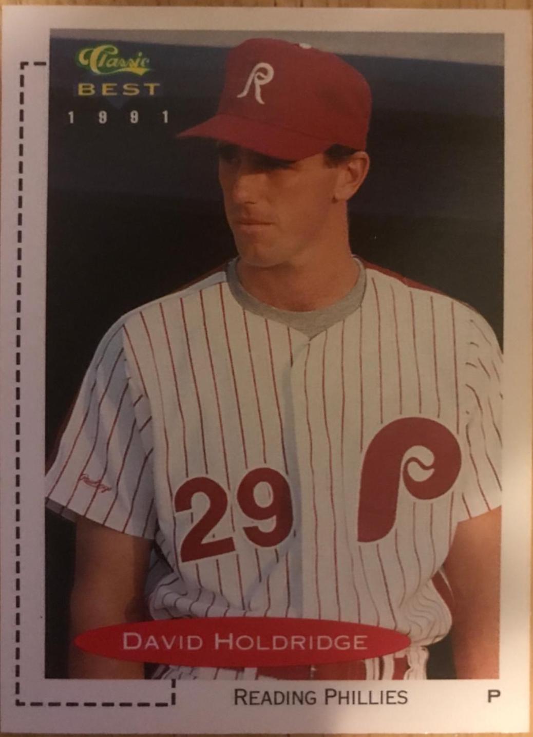 David Holdridge #155 1991 Classic Best Baseball