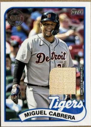 Miguel Cabrera #89BR-MC 2024 Topps 1989 Relic Baseball