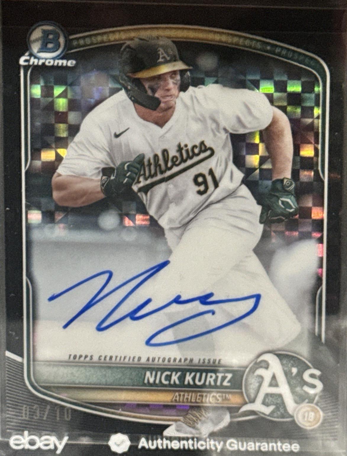 Nick Kurtz [Black X-Fractor] #CPA-NK