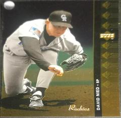 David Nied #168 Baseball Cards 1994 Upper Deck SP Insert Prices