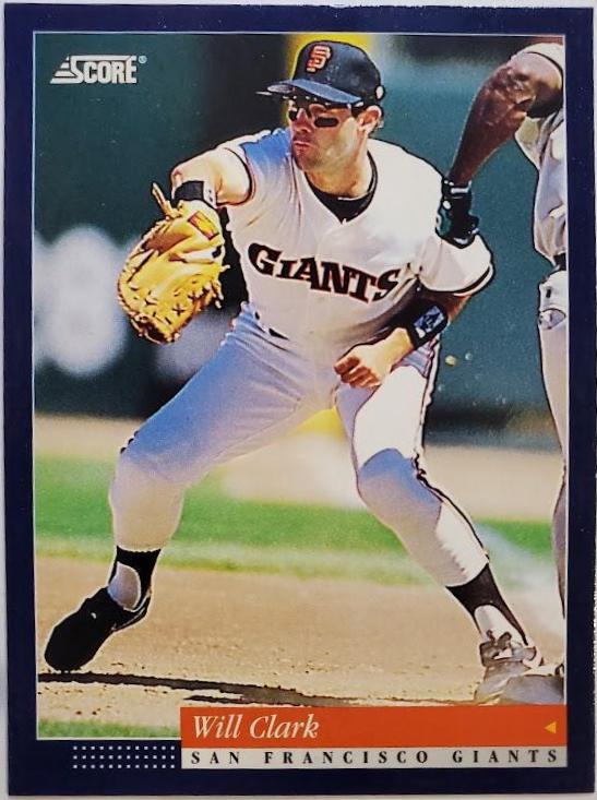 Will Clark #10 Baseball Cards 1994 Score