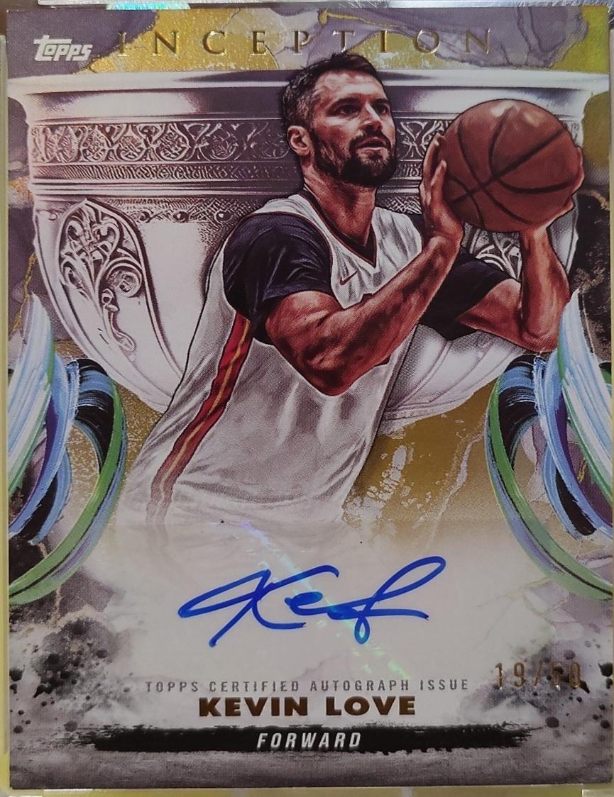 Kevin Love #GCS-KL 2024-25 Topps Inception Basketball Grail Chasing Signatures