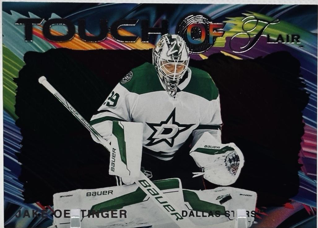 Jake Oettinger #TF-18 2025-26 Flair Hockey Touch of Flair