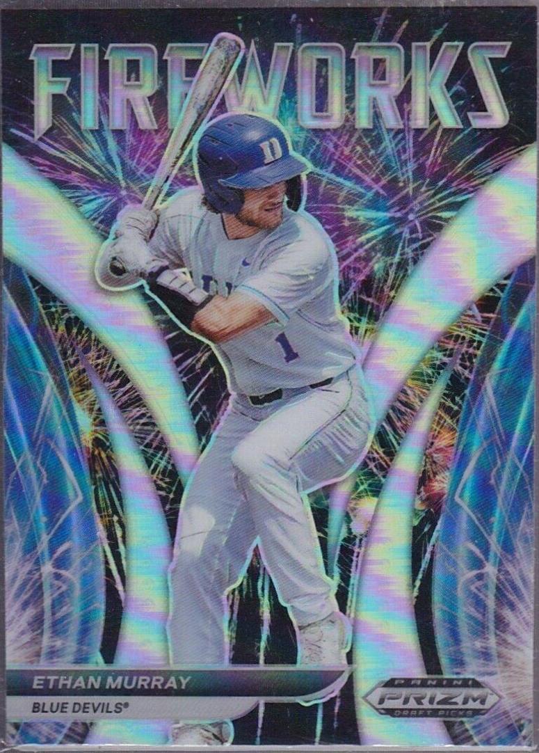 Ethan Murray #F-EM Baseball Cards 2021 Panini Prizm Draft Picks Fireworks