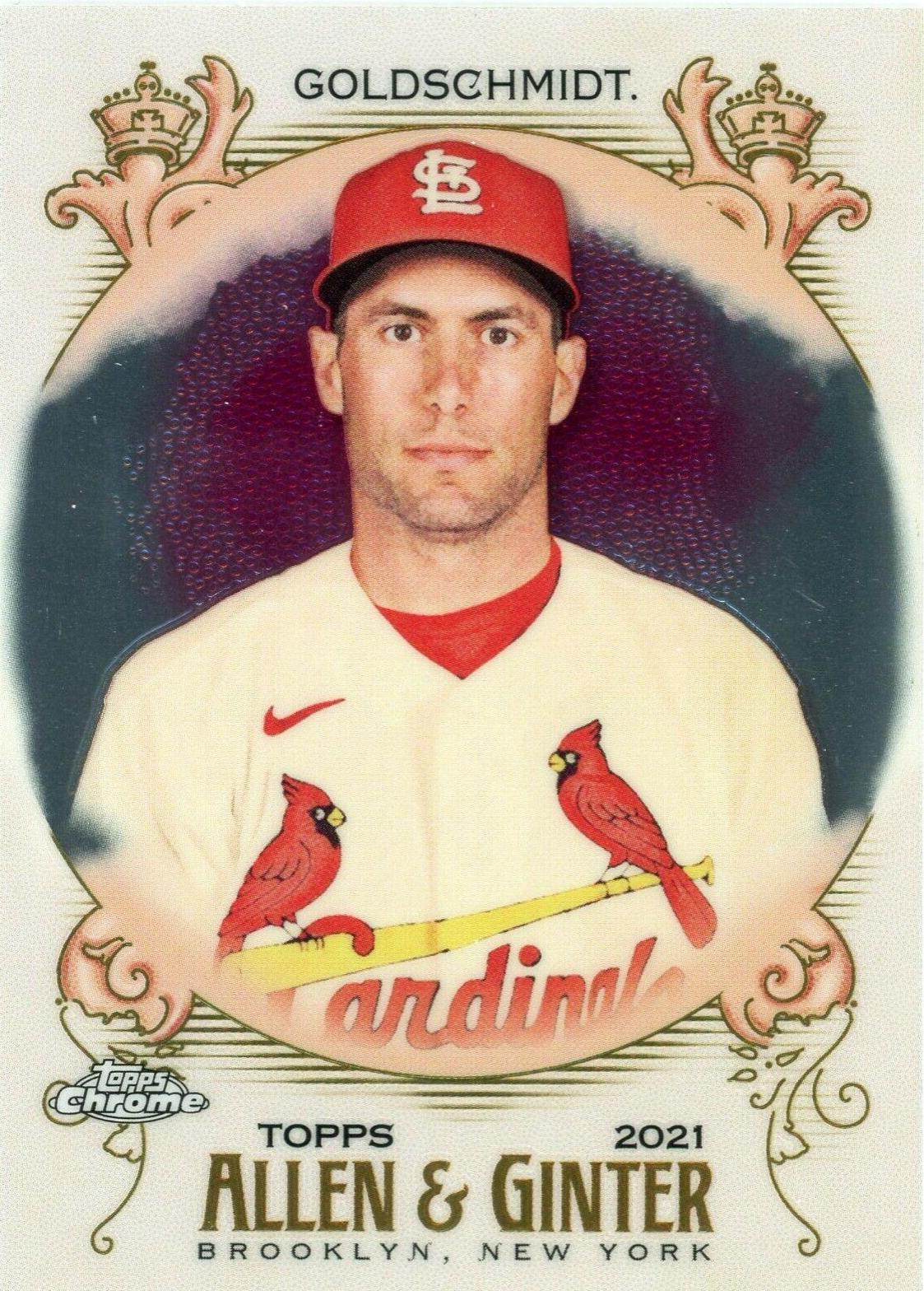Paul Goldschmidt #50 2021 Topps Allen & Ginter Chrome Baseball