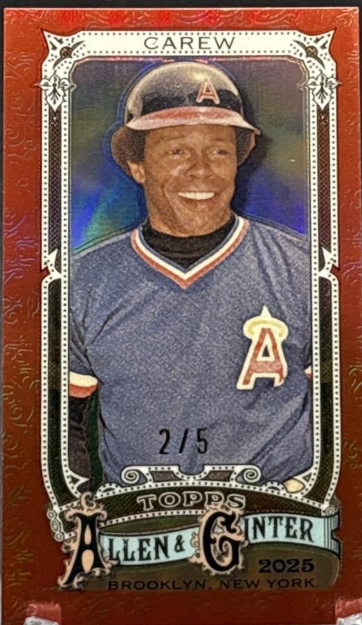 Rod Carew [Mini Red] #16