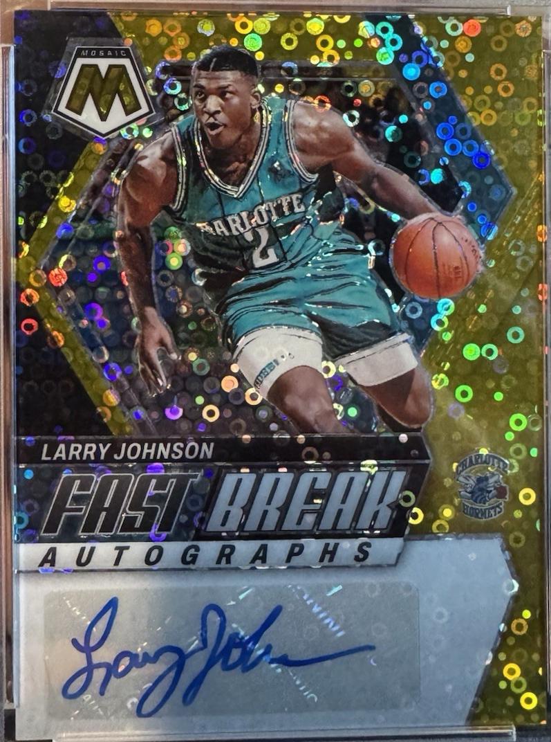 Larry Johnson [Gold] #FB-LAR