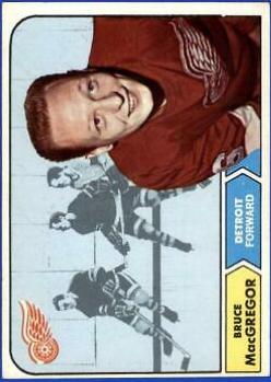 Bruce MacGregor #30 Hockey Cards 1968 Topps