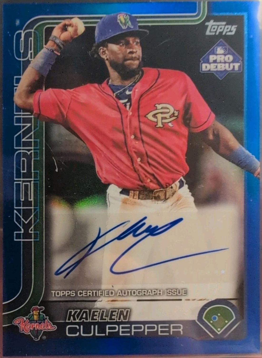 Kaelen Culpepper [Blue Autograph] #PD-79