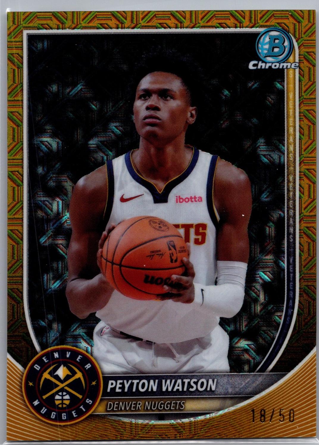 Peyton Watson [Gold Mojo] #BCV-180