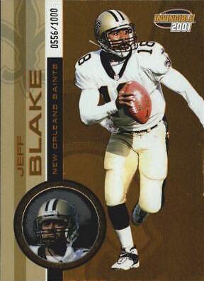 Jeff Blake #146 2001 Pacific Invincible Football