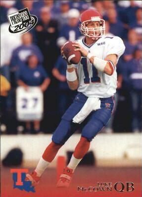 Luke McCown #5 Football Cards 2004 Press Pass