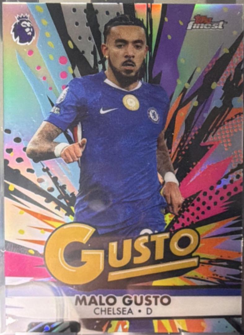 Malo Gusto #GO-19 2026 Topps Finest Premier League Gusto