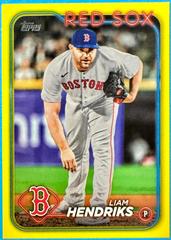 Liam Hendriks [Yellow] #587 Baseball Cards 2024 Topps Prices