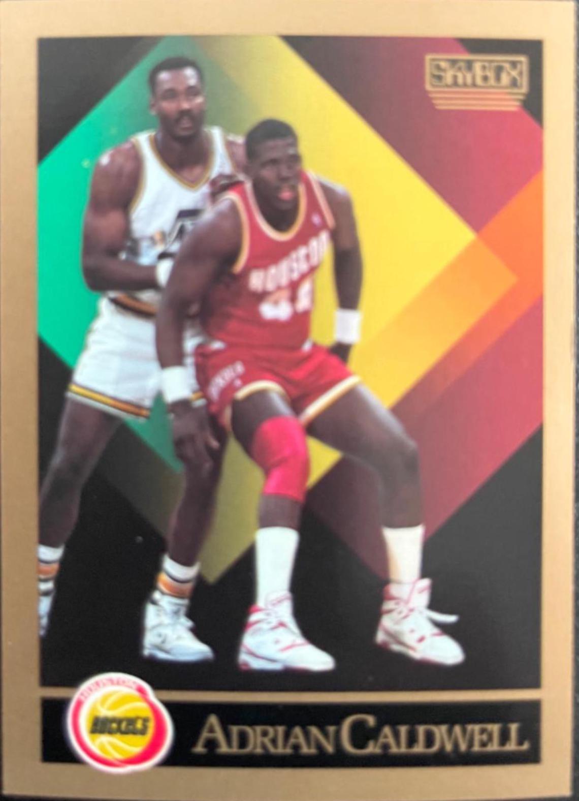 Adrian Caldwell #106 Basketball Cards 1990 Skybox