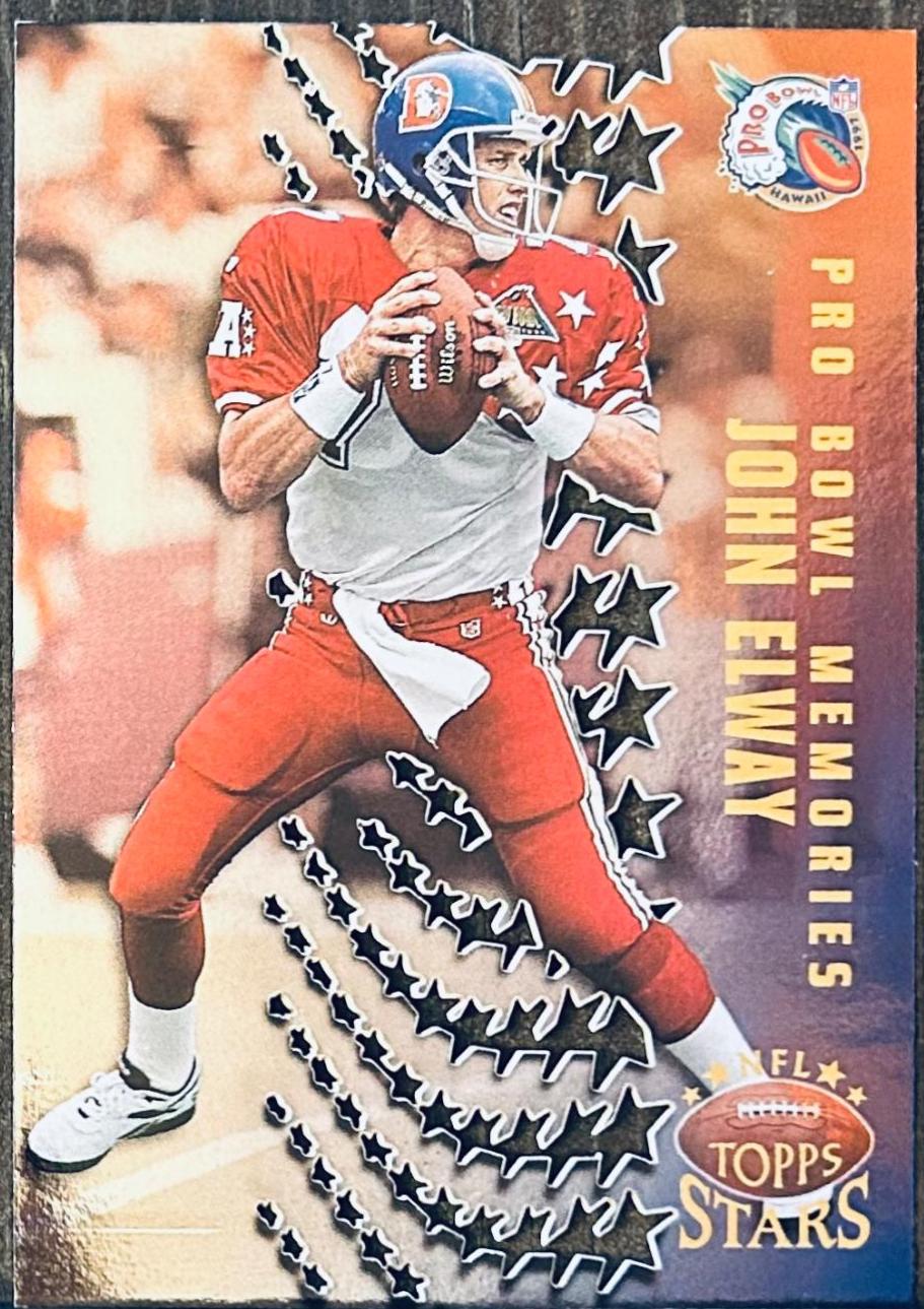 John Elway #PBM6 Football Cards 1997 Topps Stars Pro Bowl Memories
