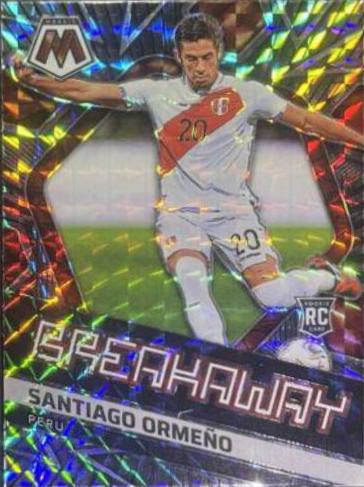 Santiago Ormeno #24 Soccer Cards 2021 Panini Mosaic Road to FIFA World Cup Breakaway