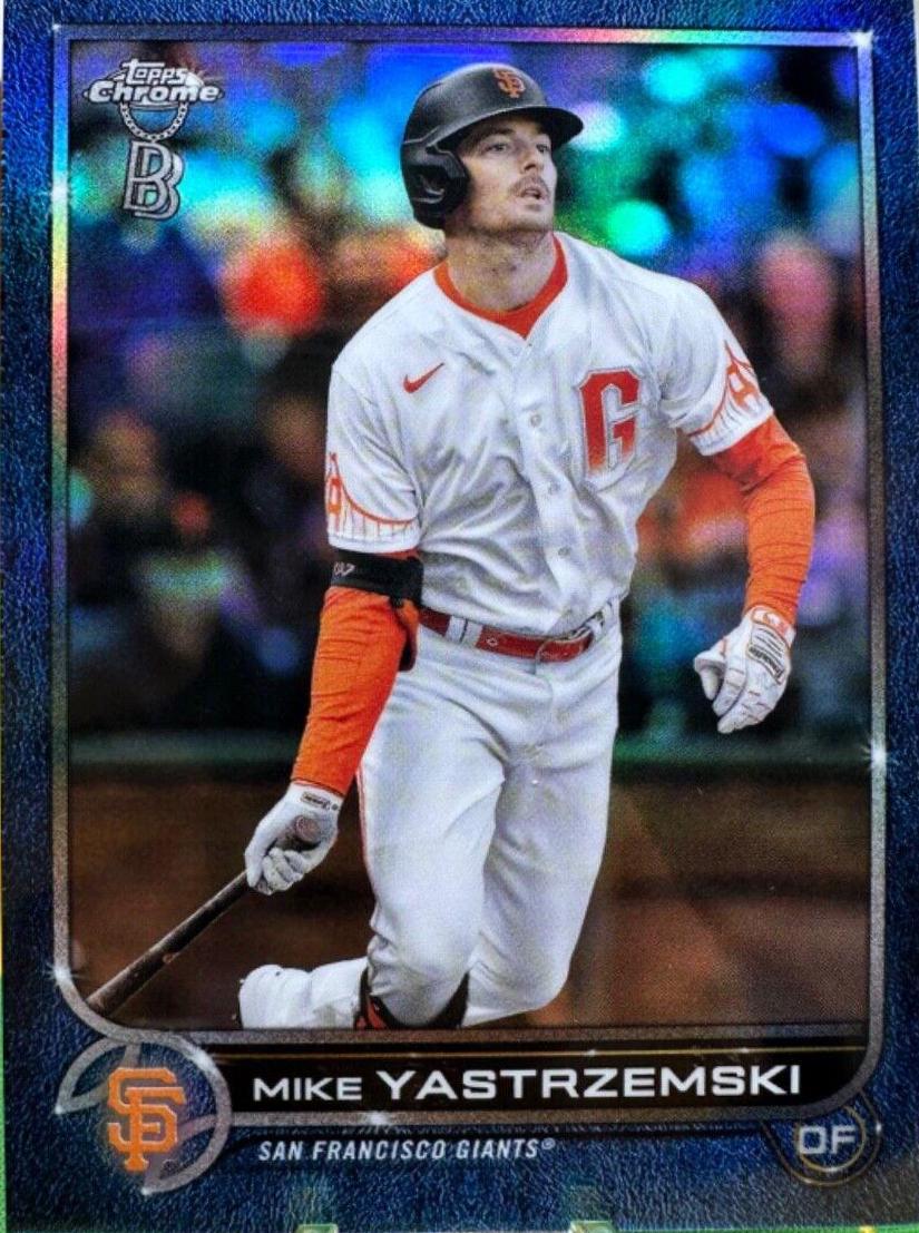 Mike Yastrzemski #18 2022 Topps Chrome Ben Baller Edition Baseball