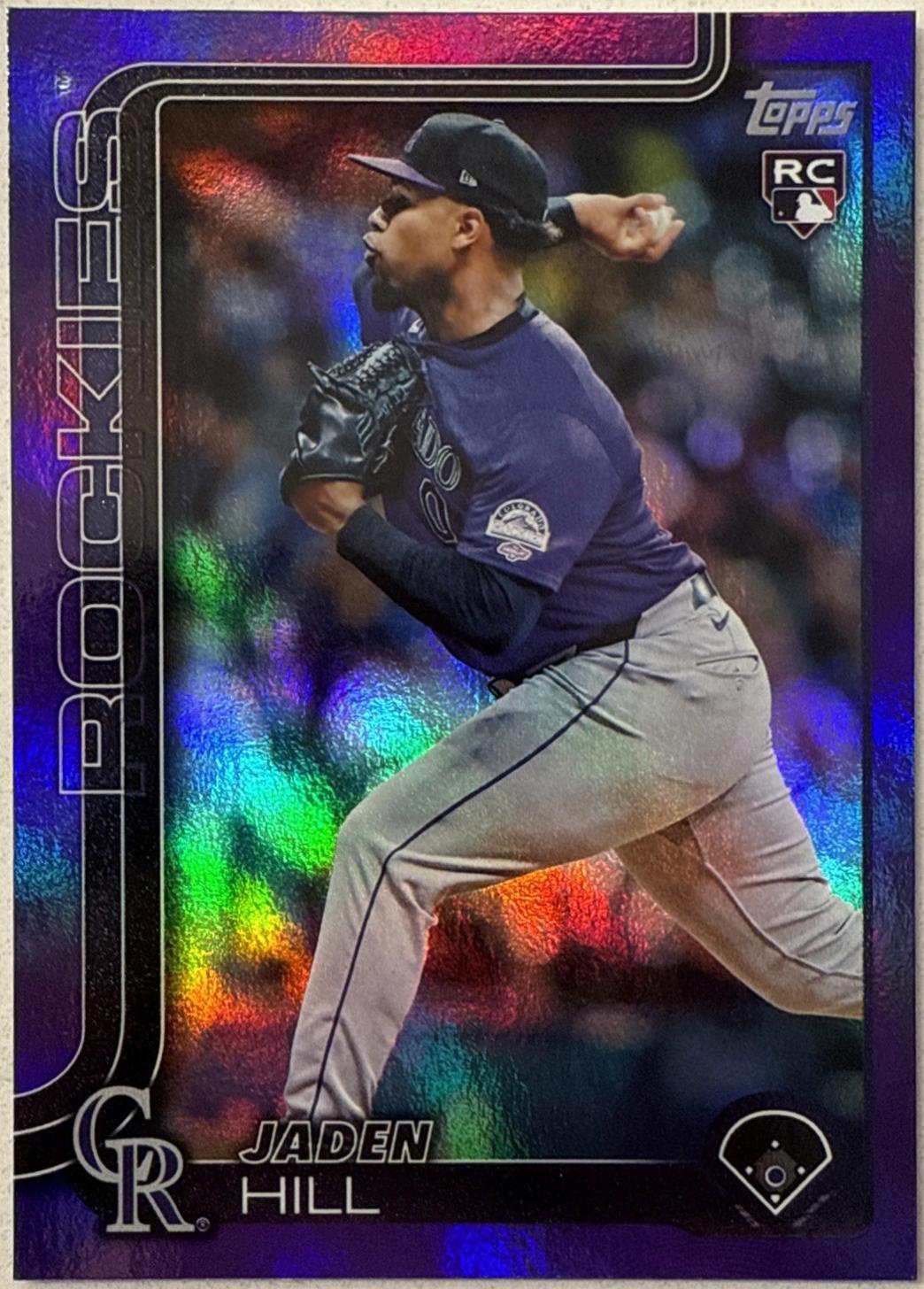 Jaden Hill [Purple Rainbow Foil] #556
