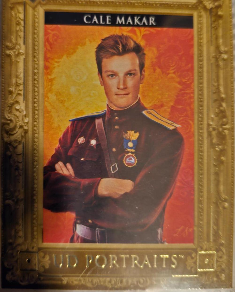 2023 Upper Deck UD Portraits Cale Makar #P40 card