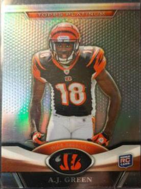 A.J. Green #13 Football Cards 2011 Topps Platinum