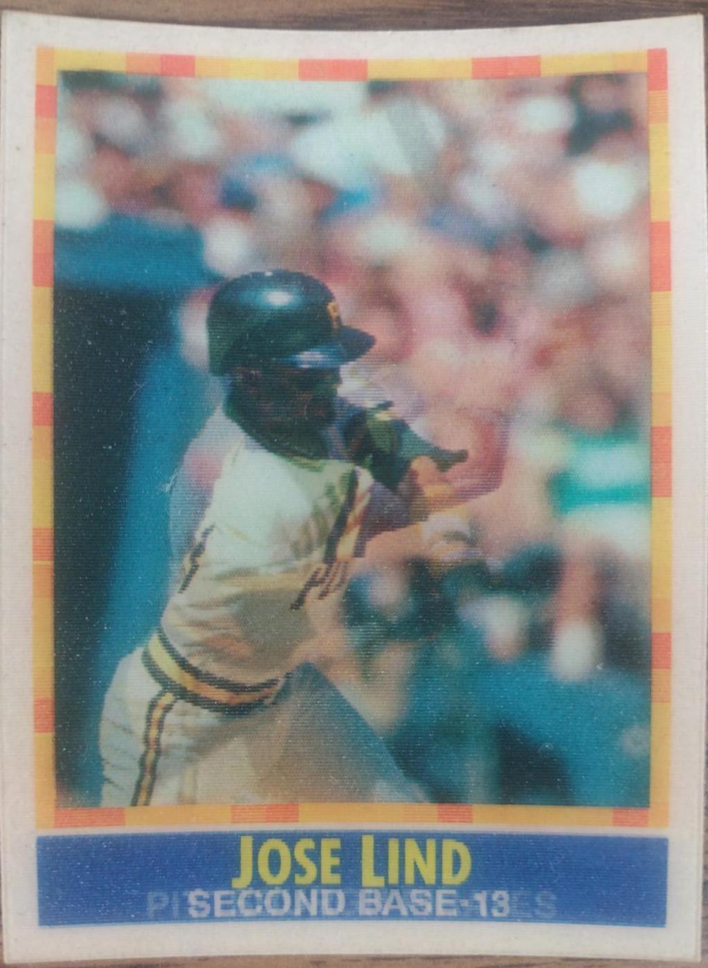 Jose Lind #58 Baseball Cards 1990 Sportflics