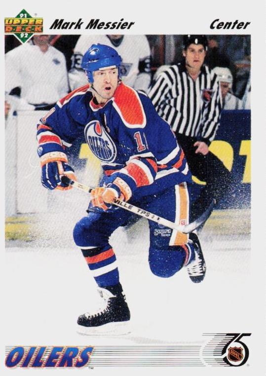 Mark Messier #246 Hockey Cards 1991 Upper Deck