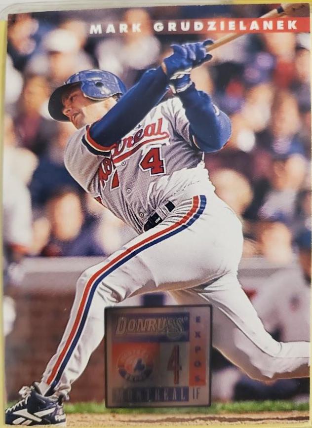 Mark Grudzielanek #13 Baseball Cards 1996 Panini Donruss