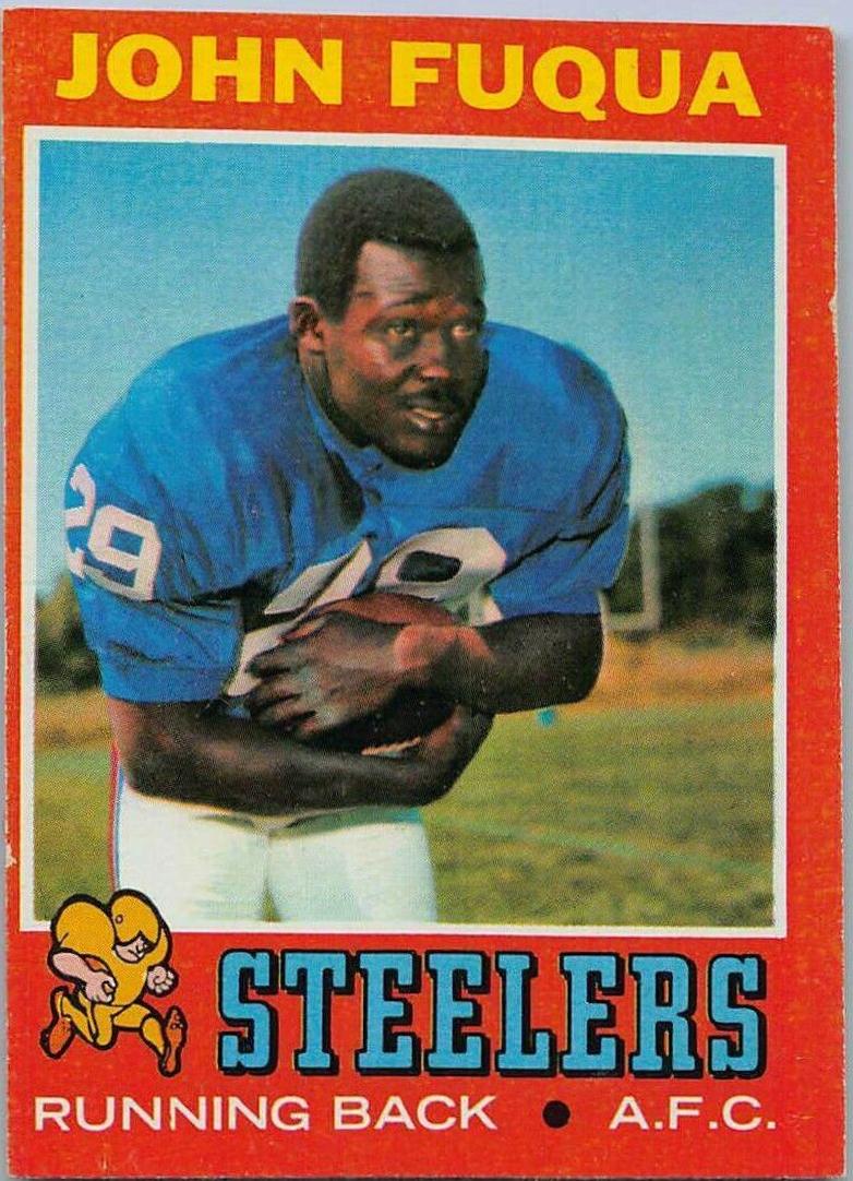 John Fuqua #76 Football Cards 1971 Topps